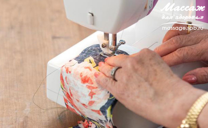 массажная подушка