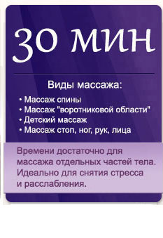 стоимость массажа