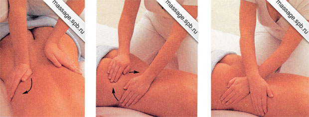 массаж спины
