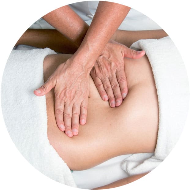 польза массажа живота