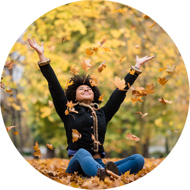 массаж осенью