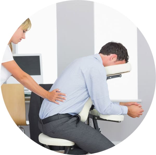 массаж на стуле