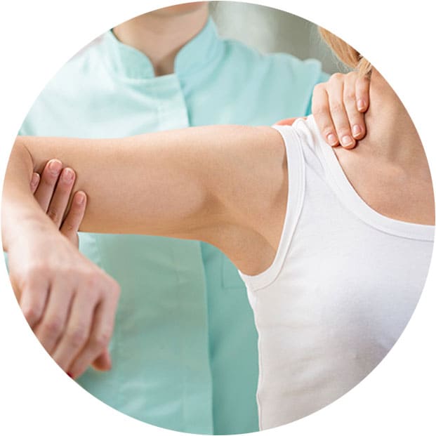 массаж плеча