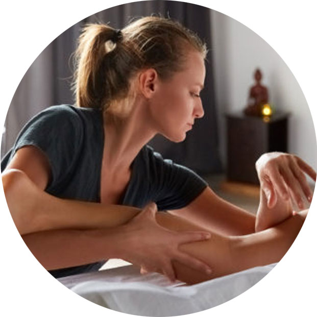 массаж летом