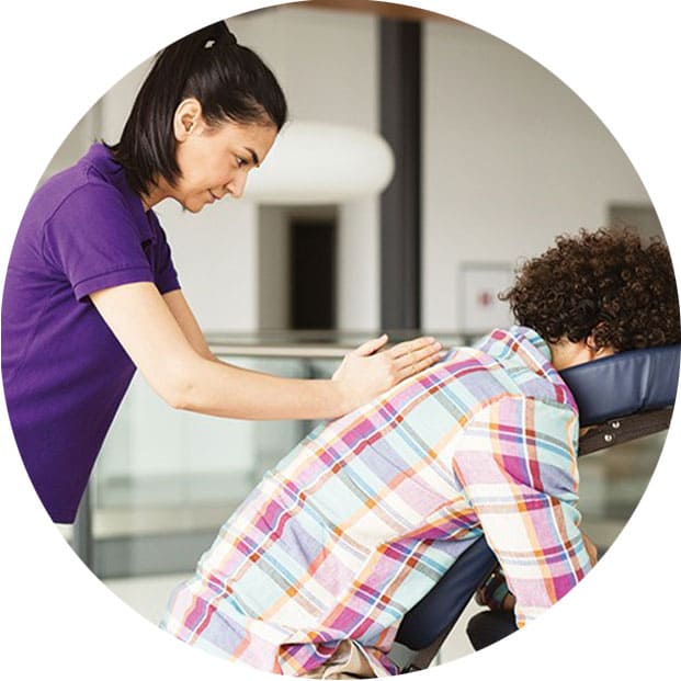 массаж в офисе