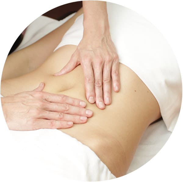 массаж живота