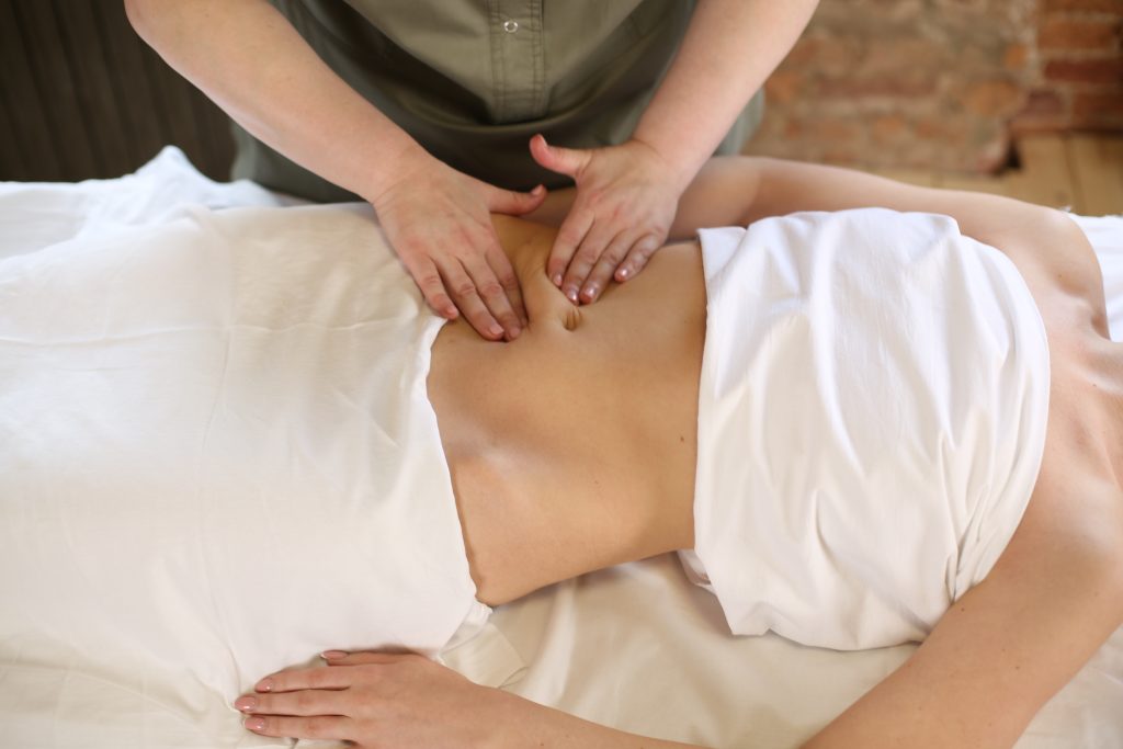 массаж живота