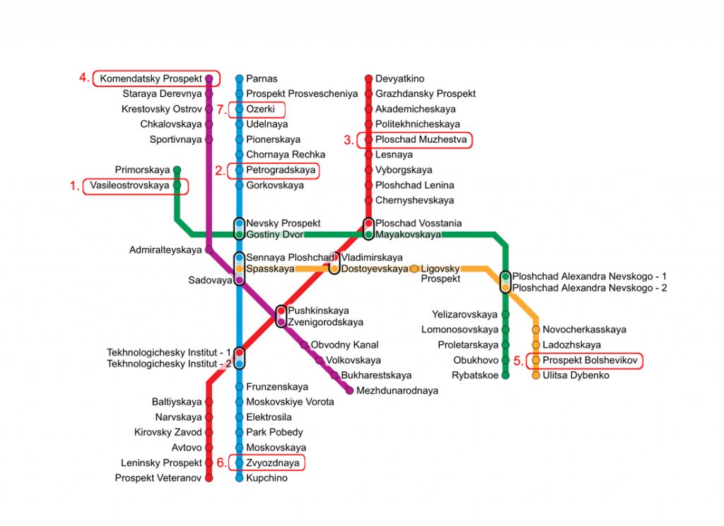 схема метро