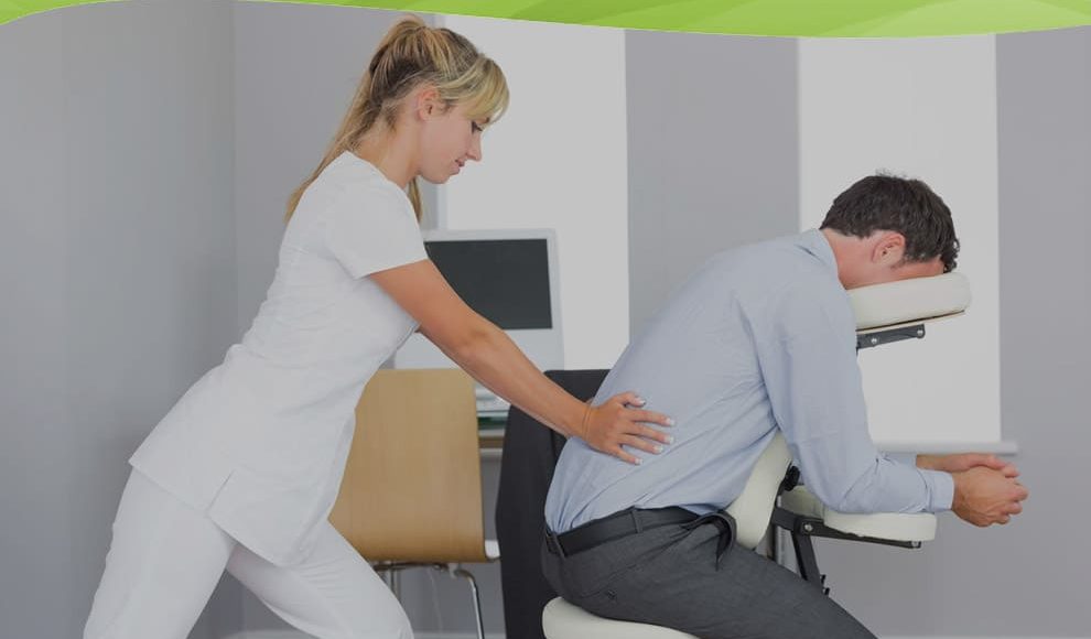 массаж на стуле