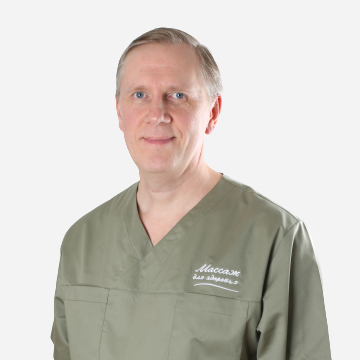 Владимир врач-массажист с опытом работы 26 лет