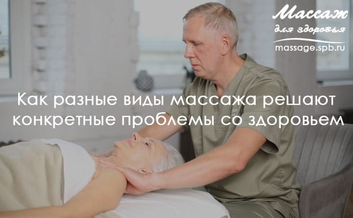 проблемы которые решает массаж